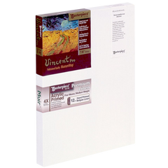 Masterpiece Artist Canvas Vincent Pro Canvas 7-Inch by 15-Inch, Acrylic Primed Muir Belgian Linen