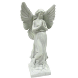Sculptural Gardens 23-Inch Guardian Angel Statuary (Color May Vary)